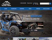 Tablet Screenshot of glendepolaris.com